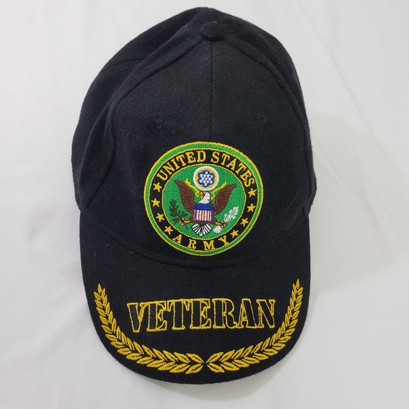 United States Army Veteran Baseball Cap / Hat, Adjustable, 100% Cotton - Picture 1 of 6